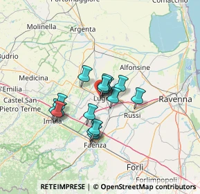 Mappa Via Ugo Foscolo, 48022 Lugo RA, Italia (9.37313)