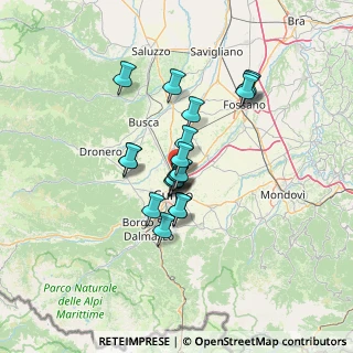 Mappa Via Canubia, 12020 Cuneo CN, Italia (9.634)