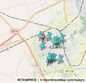 Mappa Via Paolo Pavirani, 48121 Ravenna RA, Italia (1.53)