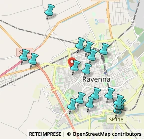 Mappa Via Paolo Pavirani, 48121 Ravenna RA, Italia (2.20389)