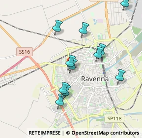 Mappa Via Paolo Pavirani, 48121 Ravenna RA, Italia (1.83545)