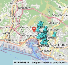 Mappa 16134 Genova GE, Italia (1.28571)