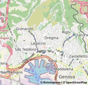 Mappa 16134 Genova GE, Italia (1.0205)
