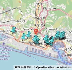 Mappa Via Sofonisba Anguissola, 16151 Genova GE, Italia (2.0335)