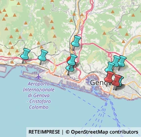 Mappa Via Sofonisba Anguissola, 16151 Genova GE, Italia (3.94583)