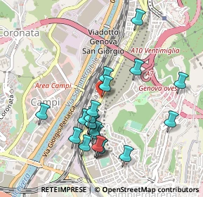 Mappa Via Sofonisba Anguissola, 16151 Genova GE, Italia (0.477)
