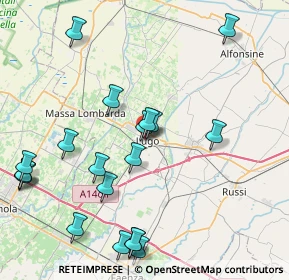 Mappa Via Amendola G., 48022 Lugo RA, Italia (9.7165)