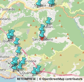 Mappa Via Canneto di San Desiderio, 16133 Genova GE, Italia (2.83444)