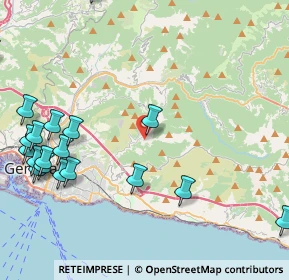 Mappa Via Canneto di San Desiderio, 16133 Genova GE, Italia (5.82579)