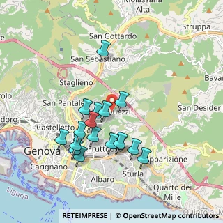 Mappa Via Casini, 16144 Genova GE, Italia (1.73176)