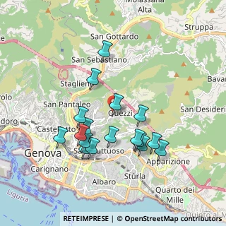 Mappa Via Casini, 16144 Genova GE, Italia (1.75118)