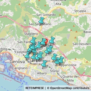 Mappa Via Antonio Valgoi, 16144 Genova GE, Italia (1.5285)