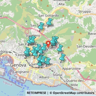 Mappa Via Casini, 16144 Genova GE, Italia (1.436)