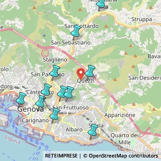 Mappa Via Antonio Valgoi, 16144 Genova GE, Italia (2.34909)