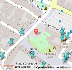 Mappa Piazza I Maggio, 48022 Lugo RA, Italia (0.1335)