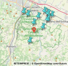 Mappa Via Gaibola, 40065 Pianoro BO, Italia (3.82167)