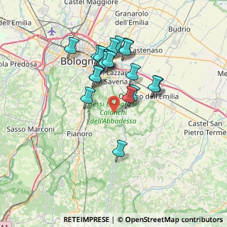 Mappa Via Gaibola, 40065 Pianoro BO, Italia (6.4465)
