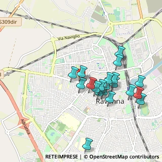 Mappa Via Chiesa, 48125 Ravenna RA, Italia (0.902)