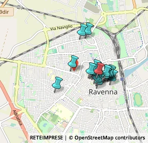 Mappa Via Chiesa, 48123 Ravenna RA, Italia (0.71)