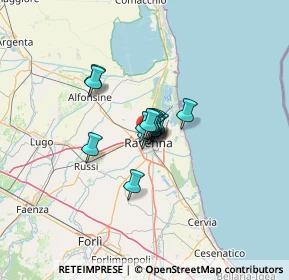 Mappa Via Chiesa, 48123 Ravenna RA, Italia (5.48714)