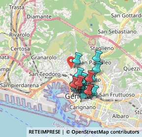 Mappa Via Scorza Sinibaldo, 16136 Genova GE, Italia (1.4105)
