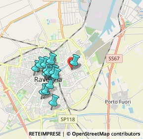 Mappa Viale Giovanna Bosi Maramotti, 48122 Ravenna RA, Italia (1.645)