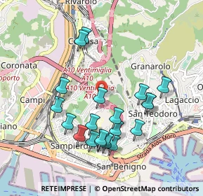 Mappa Autostrada dei Giovi, 16149 Genova GE, Italia (0.938)