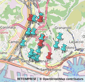 Mappa Autostrada dei Giovi, 16149 Genova GE, Italia (0.8045)