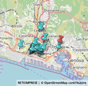 Mappa Autostrada dei Giovi, 16149 Genova GE, Italia (1.2595)