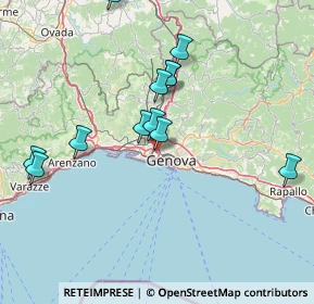 Mappa Autostrada dei Giovi, 16149 Genova GE, Italia (15.20083)