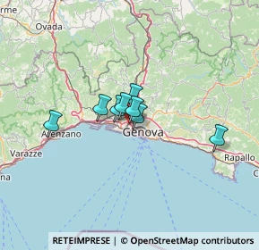 Mappa Via Antonio Pellegrini, 16167 Genova GE, Italia (21.28667)
