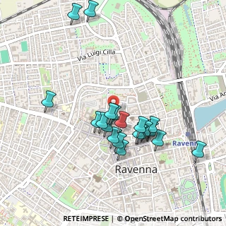 Mappa Via Pietro Alighieri, 48121 Ravenna RA, Italia (0.4415)