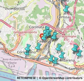 Mappa Via Pier Luigi Bagnasco, 16154 Genova GE, Italia (0.918)