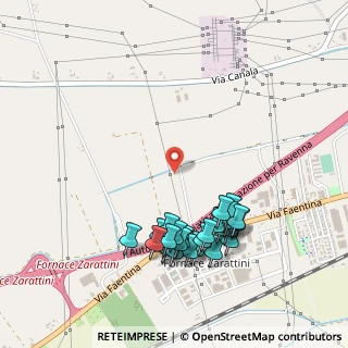 Mappa Via dei Granatieri, 48124 Ravenna RA, Italia (0.53462)