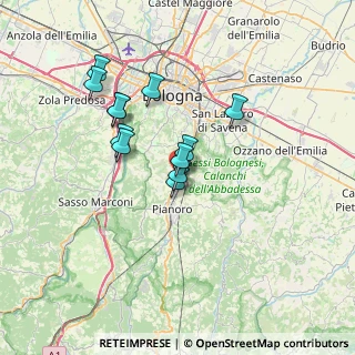 Mappa Via Giuseppe Verdi, 40065 Pianoro BO, Italia (5.91)