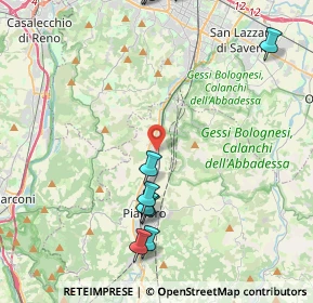 Mappa Via Giuseppe Verdi, 40065 Pianoro BO, Italia (6.664)