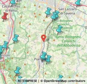 Mappa Via Giuseppe Verdi, 40065 Pianoro BO, Italia (6.7475)
