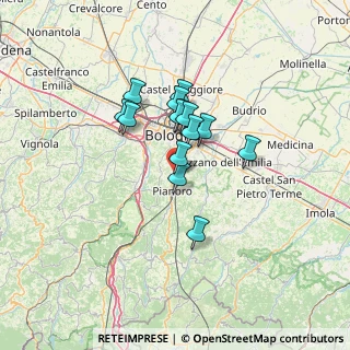 Mappa Via Giuseppe Verdi, 40065 Pianoro BO, Italia (9.69571)