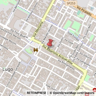 Mappa Via Albertino Acquacalda, 28, 48022 Lugo, Ravenna (Emilia Romagna)
