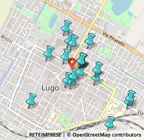 Mappa Via Largo Relencini, 48022 Lugo RA, Italia (0.376)