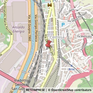 Mappa Piazza Errico Petrella, 5, 16159 Genova, Genova (Liguria)