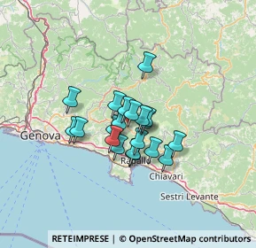 Mappa Via Bandie, 16047 Moconesi GE, Italia (8.702)