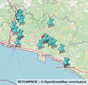 Mappa Via Bandie, 16047 Moconesi GE, Italia (17.0185)