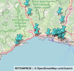 Mappa Via Ventimiglia, 16158 Genova GE, Italia (8.537)