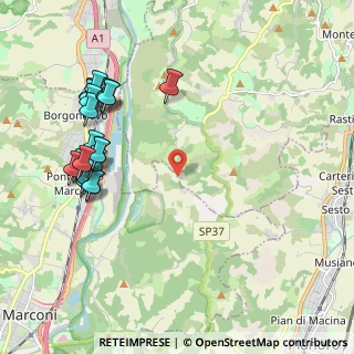 Mappa Via Cavaioni, 40037 Sasso Marconi BO, Italia (2.4145)