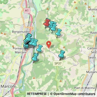 Mappa Via Cavaioni, 40037 Sasso Marconi BO, Italia (1.8)