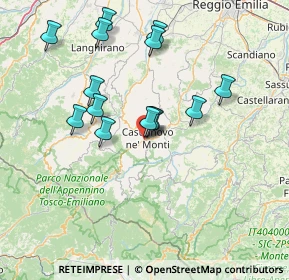 Mappa Via Martin Luther King, 42035 Castelnovo ne' Monti RE, Italia (13.87143)