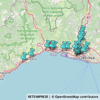 Mappa Via S. Remo, 16157 Genova GE, Italia (8.2275)