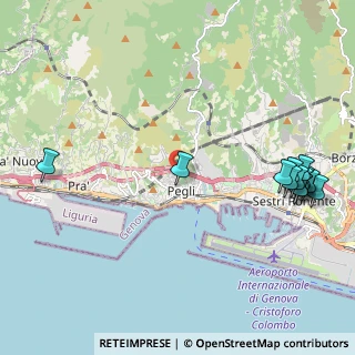 Mappa Via Andrea Vochieri, 16156 Genova GE, Italia (2.73846)