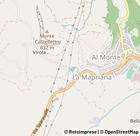 Mappa Via frascaro, 42035 Castelnovo Ne Monti RE, Italia (0.55385)